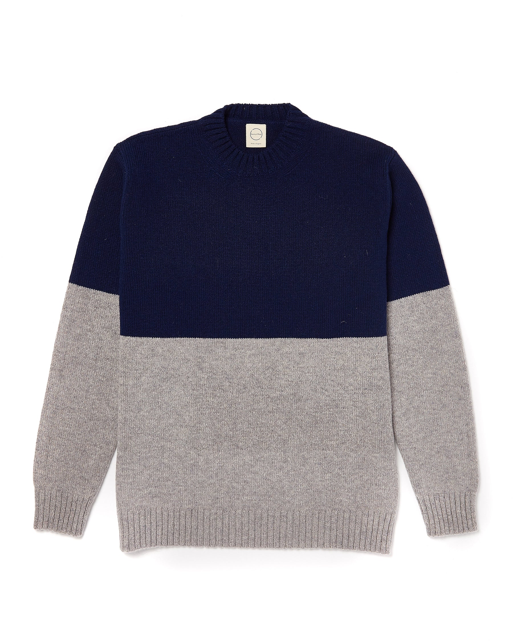 Black & Grey Wool Jumper