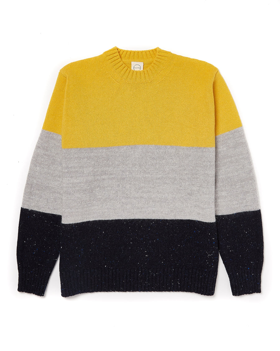 Yellow, Grey & Black Sweater