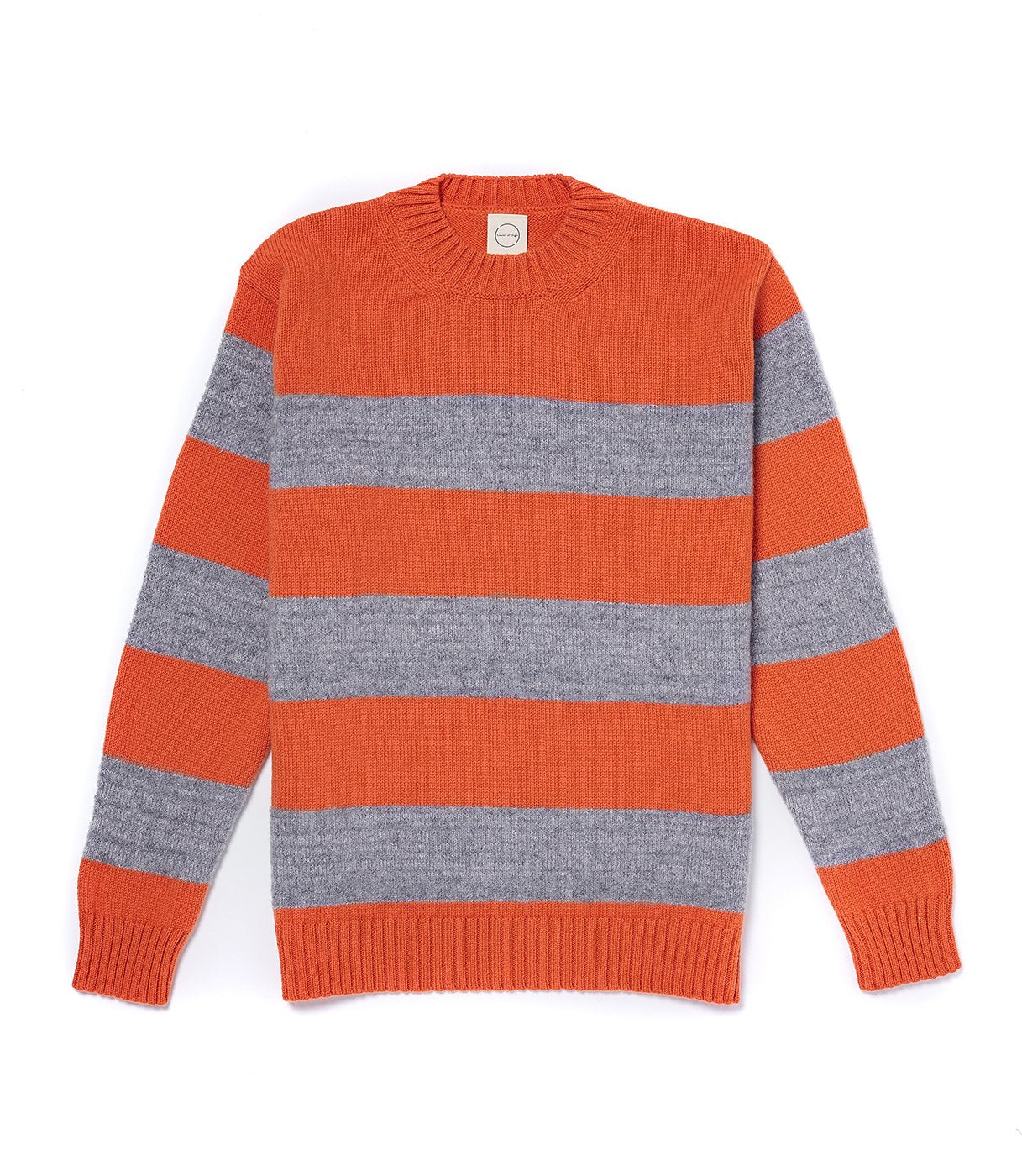 Orange/Grey Fleece Stripe