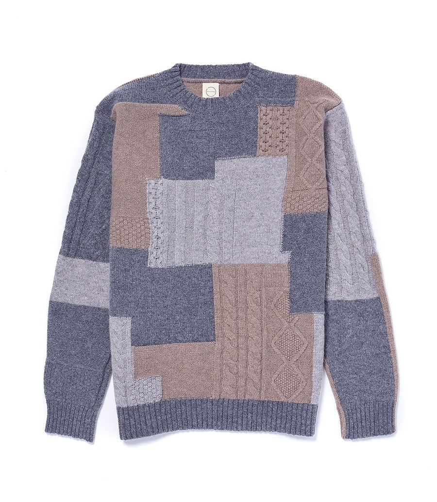 Grey Cableknit Boro' Boro'