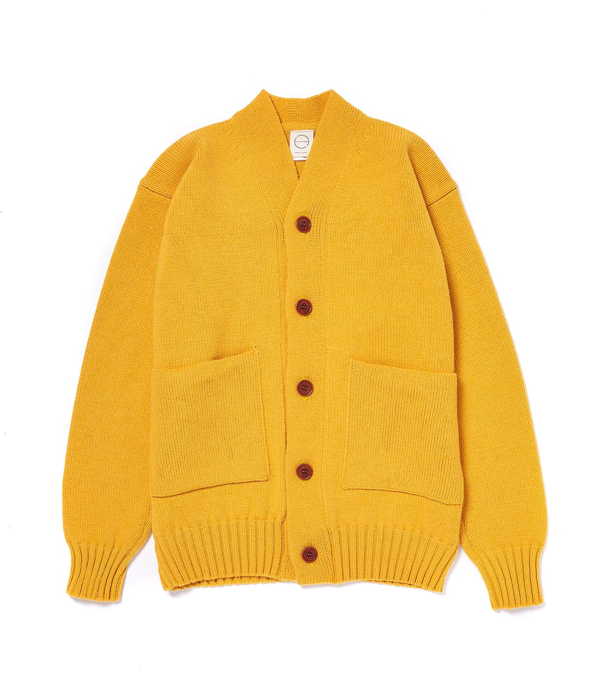 Yellow Cardigan 3 Ply