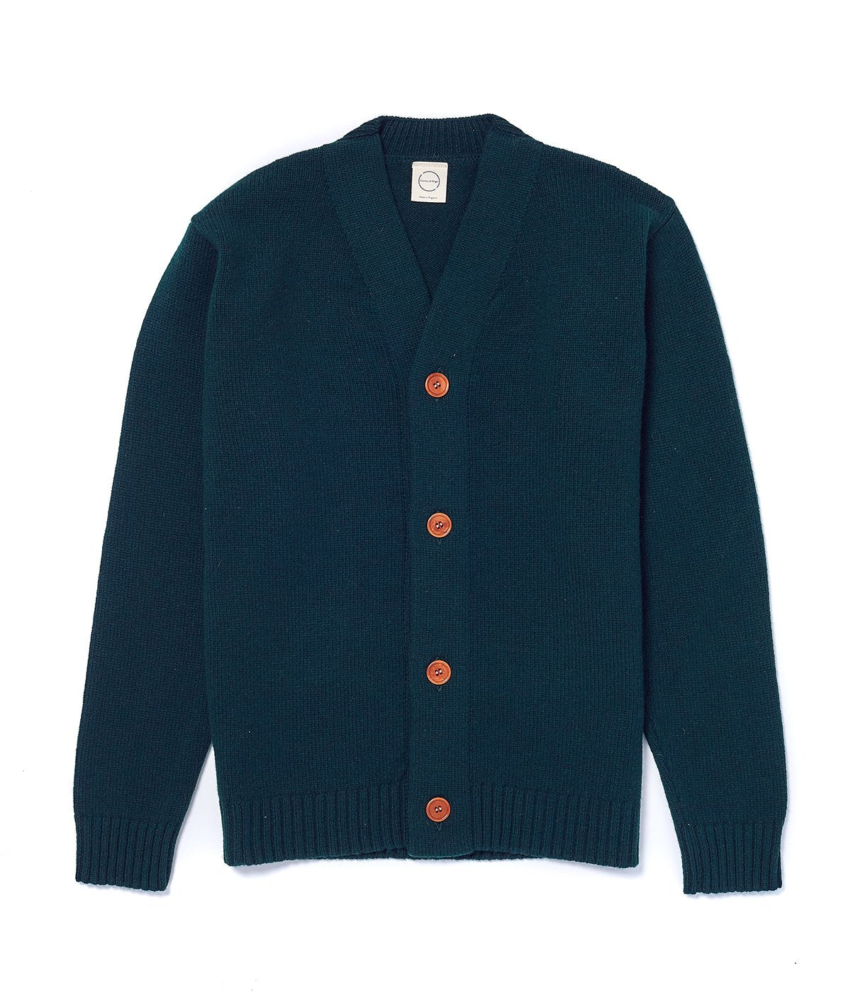 Tartan Green Cardigan 2 Ply