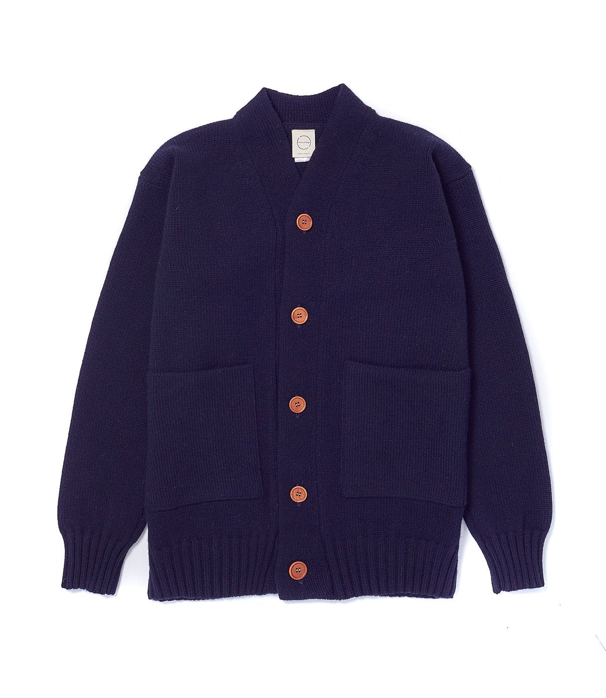 Dark Navy Cardigan 3 Ply